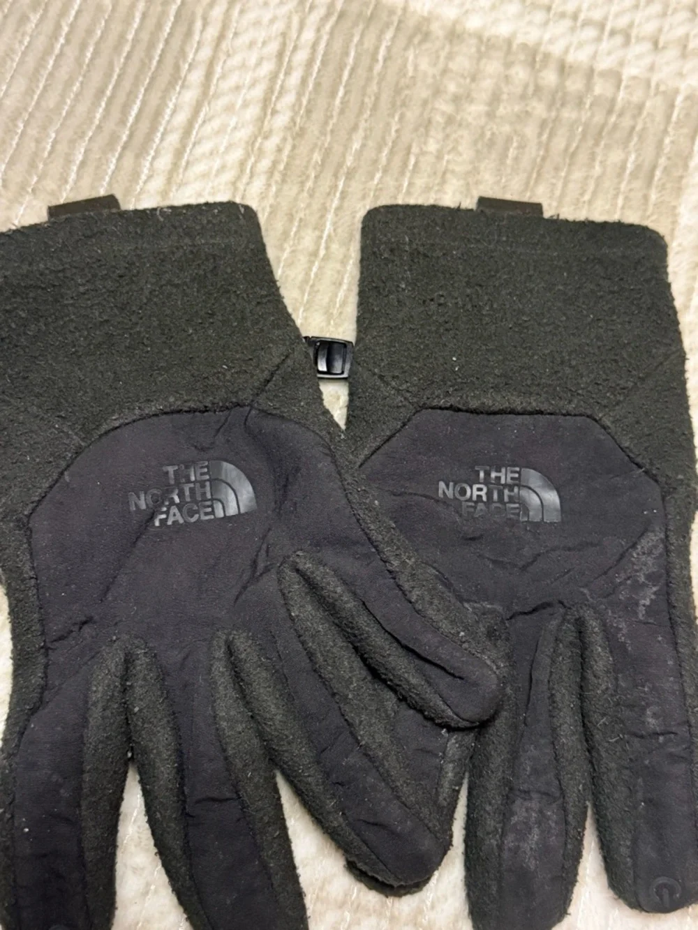 The North Face Black Fleece-Lined Gloves